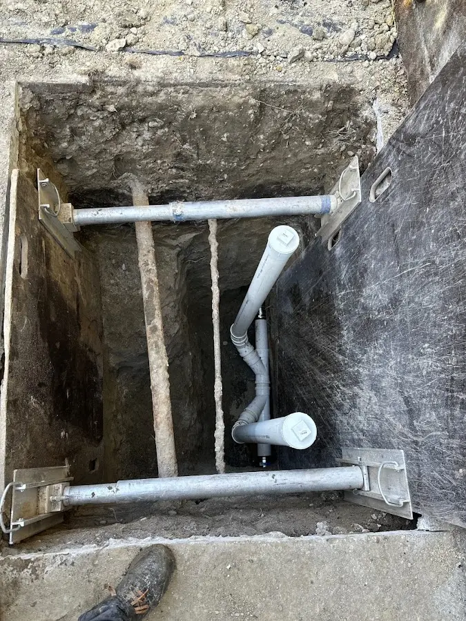 Experienced plumber completing Gas Line Repair work in Trenton